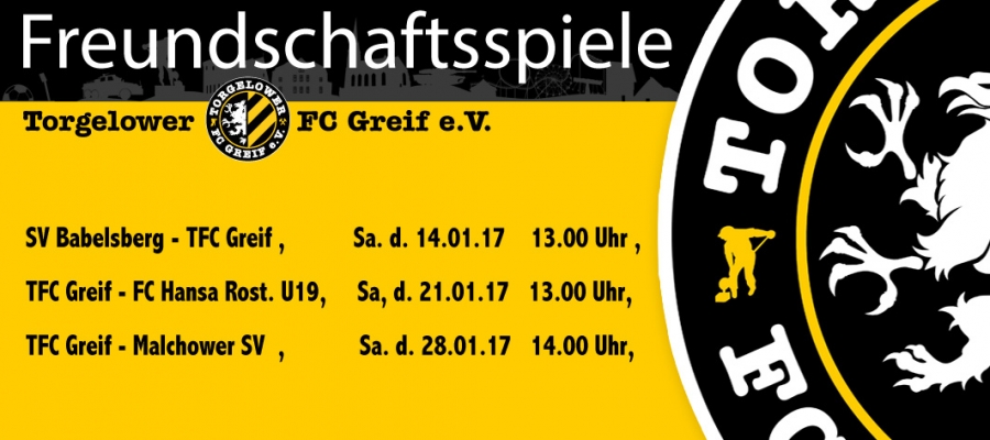 Vorbereitungsspiele TFC Greif !